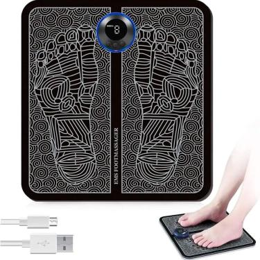 Imagem de Massageador Tapete Elétrico Recarregável Para Pés