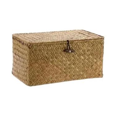 Imagem de Caixa Organizadora De Maquiagem Em Algas Marinhas Naturais Pretas, Ces