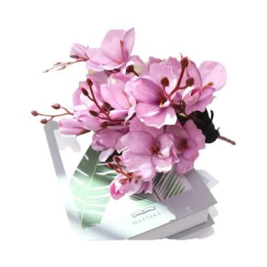 Imagem de Decoração De Casamento De Outono, Buquê De Flores Artificiais De Magnó