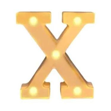 Imagem de Luz Noturna LED De Letras E Números De 16cm Para Decoração De Casa, Ca