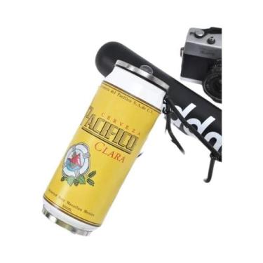 Imagem de Copo Térmico De Aço Inoxidável Para Cerveja Com Canudo, Garrafa Térmic