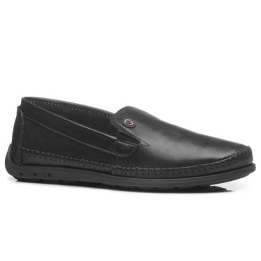 Imagem de Mocassim Masculino Couro Anilina Preto Pegada 141601-04-Masculino