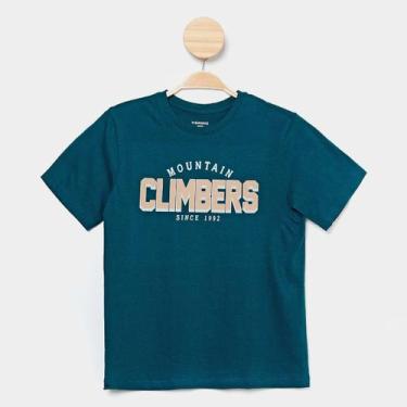 Imagem de Camiseta Infantil Hering Casual Menino, Verde escuro, 14A