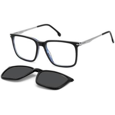 Imagem de Óculos de Sol Carrera Clip On 357C 9ZJ 5417 Preto Masculino - Preto - Masculino - Único-Masculino