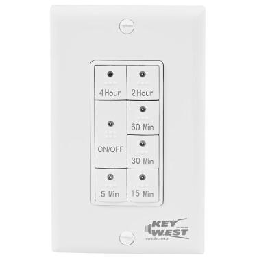 Imagem de Temporizador E Interruptor Digital de Embutir 110 Volts Para Caixa 4x2 6605 Key West Temporizado