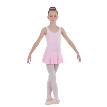 Imagem de Collant Regata Infantil Com Saia Só Dança Menina Bailarina-Feminino