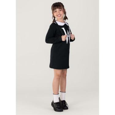 Imagem de Vestido Wandinha Infantil Menina Brandili-Feminino