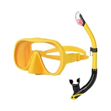 Imagem de Máscara Profissional De Mergulho Com Vidro Temperado, Óculos De Nataçã