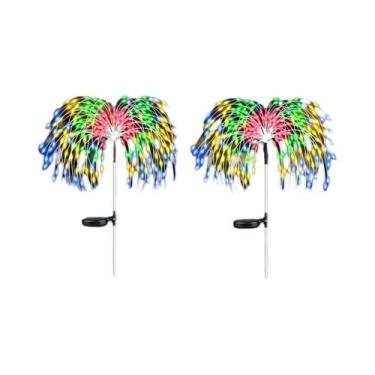 Imagem de Luzes Solares À Prova d'Água Para Jardim, Luzes Decorativas De Fogos D