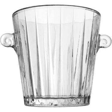 Imagem de BALDE DE GELO HOME&CO LAPIDADO VIDRO 1,8L 17x21x16cm TRANSPARENTE