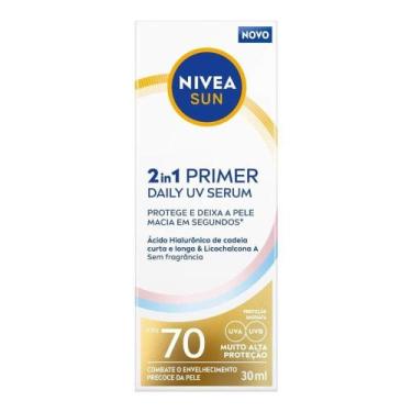 Imagem de Protetor Solar Facial Nivea Sun Primer Daily UV Sérum 2 Em 1 Fps70 30m