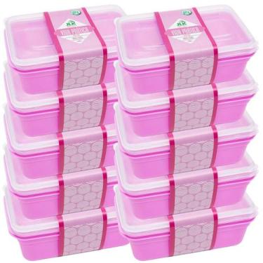Imagem de Kit 20 Potes 1,5L Click Durável Freezer Microondas Bpa Free - Jlk Plas