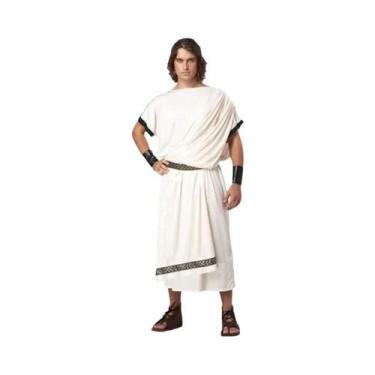 Imagem de Fantasia De Gladiador Romano Masculina 2024, Traje De Rei Gladiador Co