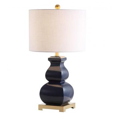 Imagem de Abajur Luminária de Mesa em Cerâmica, Estilo Contemporânea com 64 cm de Altura para Quarto, Sala de Estar e Escritório, 110V 100W