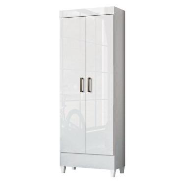 Imagem de Armário Multiuso Com Pés Fit Branco Brilho - Santos Andirá