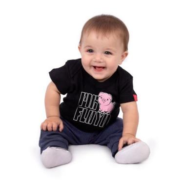 Imagem de Body Bebê Pink Floyd Pig Preto - Art Rock, g
