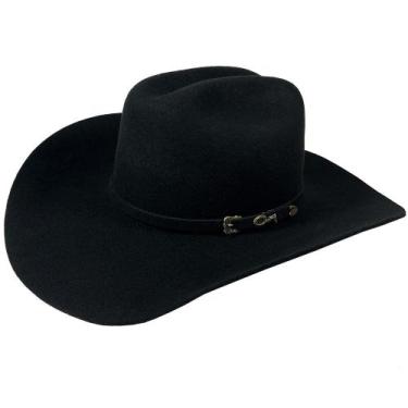 Imagem de Chapeu Preto Feminino Country Feltro Cury, Preto, 56
