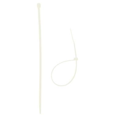 Imagem de Abraçadeira Thompson Nylon 300x4,8mm Branco Embalagem com 100 Unidades