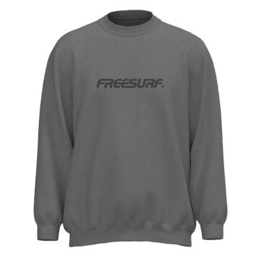 Imagem de Moletom Careca Freesurf Classic Cinza-Masculino