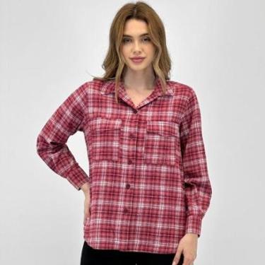 Imagem de Camisa Malwee Xadrez Manga Longa Feminina-Feminino