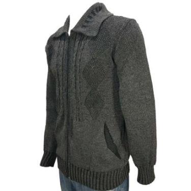 Imagem de Jaqueta Masculina Gola Polo Wanisser - Katlen Tricot-Masculino