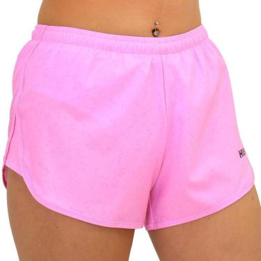 Imagem de Shorts Feminino Hupi Bali Rosa para Corrida Beach Tennis com Forro-Feminino
