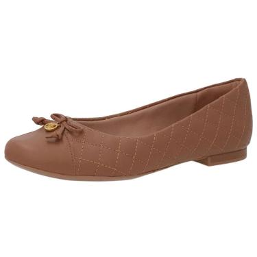 Imagem de Sapatilha Feminina Couro Leve Detalhe Laço Elegante Usaflex