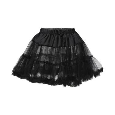 Imagem de Saia Tutu Curta Com Babados Para Mulheres, Saia Puff Crinolina Para Ba