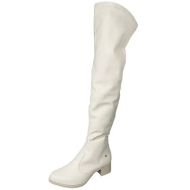 Imagem de Bota Feminina Over Cano Alto Montaria Conforto Mississipi