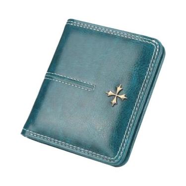 Imagem de Carteira Feminina Curta De Moda Com Múltiplos Cartões E Porta-Moedas E