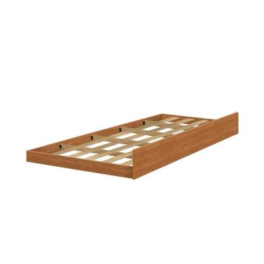 Imagem de Cama Auxiliar Solteiro Rubi Solteiro MDF 18,5x91x189cm Nature
