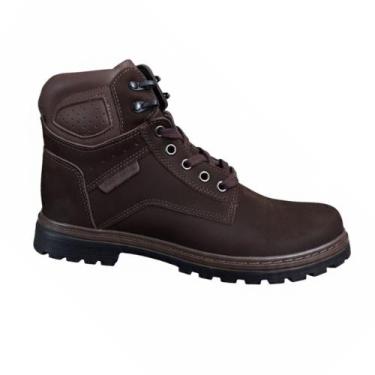 Imagem de Bota Megaboots Adventure Masculina Couro, Cafe, 39