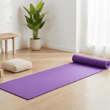 Imagem de Tapete Yoga Cores Roxo Rolo 0,61x15m Vinil PVC - Yogaplast
