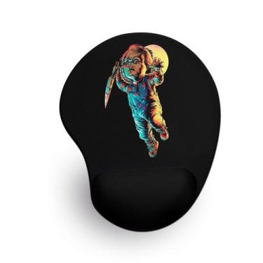 Imagem de Mouse Pad Ergonômico Chucky 24x19cm - Artgeek