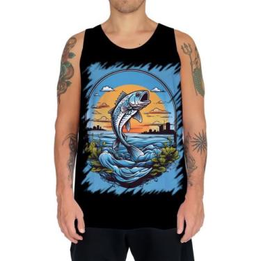 Imagem de Camiseta Regata Pesca Esportiva Peixes Azul Paz 3 - Kasubeck Store, Ba