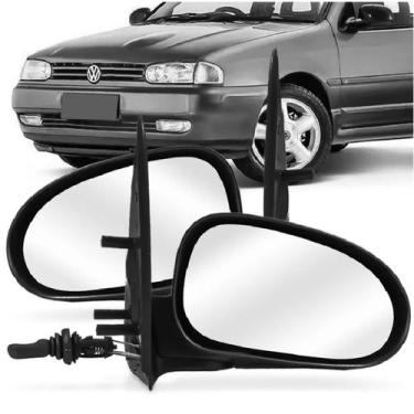 Imagem de Retrovisor Gol G2 Bola 1995 1996 1997 1998 1999 C/ Controle 4 Portas -