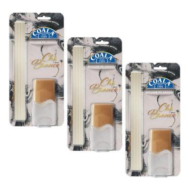 Imagem de 3 Aromatizador Ambiente Difusor Aroma Coala Chá Branco 100ml