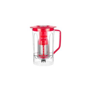 Imagem de Copo para liquidificador mondial l1200/l1000 - vermelho