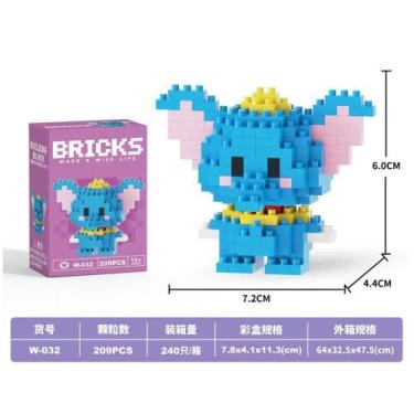 Imagem de Blocos de Construção 2601 com Estatuetas de Desenhos Animados em Micro