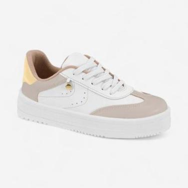 Imagem de Tênis Casual Moleca Branco-Feminino