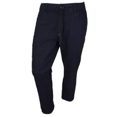 Imagem de Calça Jeans Masculina LRG Denim Preto - 6108-Masculino