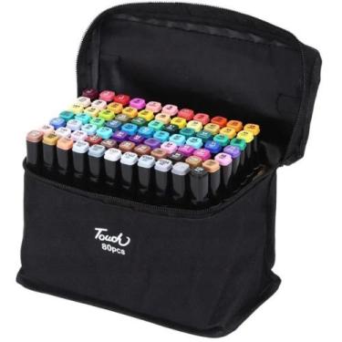 Imagem de Marcador Artistico Touch 80CORES C/BOLSA - Nova Rio