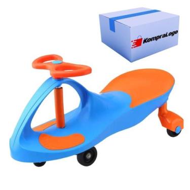 Imagem de Carrinho Barato Rolimã Volante Super Car Brinquedo Azul - Uni-art Impo
