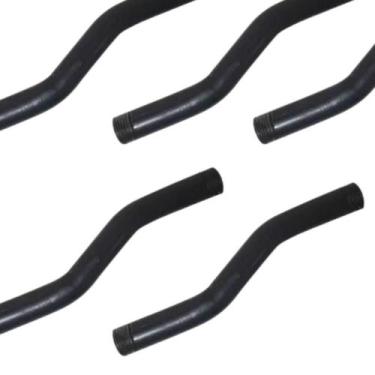 Imagem de Kit 5 curva 3/4" s pvc rosca preta - DIVERSAS