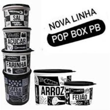 Imagem de Lançamento 6 peças - linha pop Box Pb - tuperware - Tuperware 