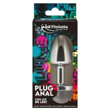 Imagem de Plug Anal Lume com LED - La Pimenta, Prata