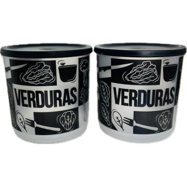 Imagem de Tupperware Kit 2 Peças Refri Line Verduras 1,1L