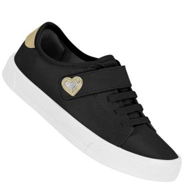 Imagem de Tenis Infantil Molekinha 2524.459 Meninas, Preto, 27