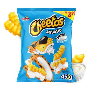 Imagem de Salgadinho de Milho Onda Requeijão Cheetos Elma Chips 45g Assado