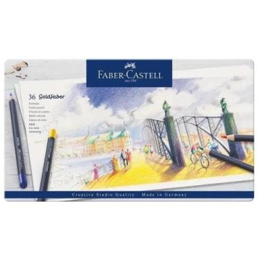 Imagem de Lápis de Cor Permanente Faber Castell Goldfaber 36 Cores